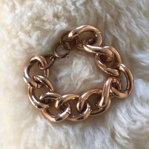 Rose Gold Chunky Chain Bracelet